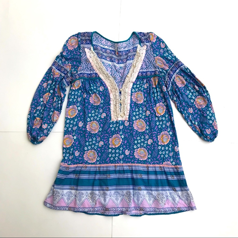 Free People Boho Tunic Blouse